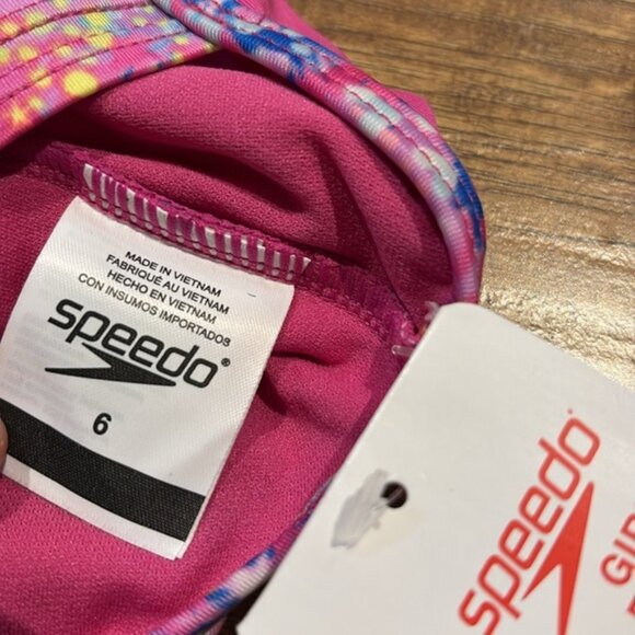 Speedo girls pink one piece swim bathing suit - Picture 12 of 13